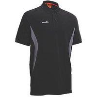 Scruffs Trade Tech Moisture Wicking Work Polo Black 3X Large 46" Chest (989RT)