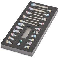 Wera 9723 Zyklop B Foam Insert 3/8" Drive Bit Socket Set 22 Pcs (989XX)