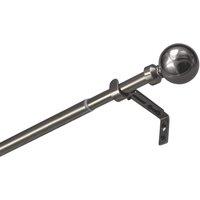 Renaissance Black Nickel Curtain Pole 19/16mm x 160-300cm (990CK)