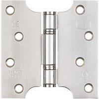 Smith & Locke Polished Stainless Steel Grade 13 Fire Rated Parliament Hinges 102mm x 102mm 2 Pack (9914J)