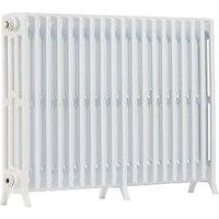 Arroll Edwardian 750mm x 1142mm 5569BTU White Horizontal Designer Radiator (991KY)