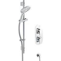 Bristan Hourglass Rear-Fed Concealed Chrome Thermostatic Mixer Shower (991RH)