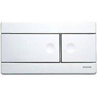 Fluidmaster Schwab Line 360161 Dual-Flush Flushing Plate Gloss Chrome (9921X)