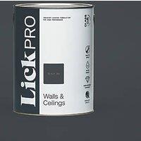 LickPro Max+ 5Ltr Black 04 Eggshell Emulsion Paint (993JY)