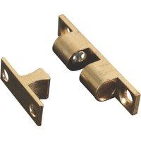Essentials Ball Cabinet Catches Polished Brass 42mm x 8mm 10 Pack (993TE)