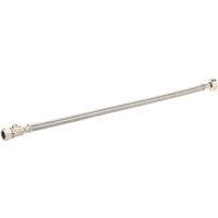 Essentials Flexible Tap Connector with Isolating Valve 15mm x 3/4 x 500mm (993YT)