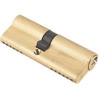 ERA 6-Pin Euro Cylinder Lock 45-55 (100mm) Brass (99421)