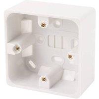 Crabtree Capital 1-Gang Surface Pattress Moulded Box 44mm (99466)