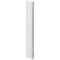 DeLonghi 2000mm x 302mm 3972BTU Traffic White Vertical 3 Column Radiator (995TA)