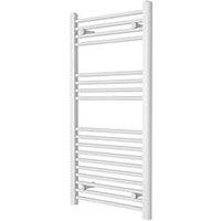 Flomasta 1000mm x 500mm 1522BTU White Flat Towel Radiator (995TF)