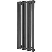 Ximax Fortuna 1000mm x 410mm 1707BTU Anthracite Vertical Designer Radiator (996GL)