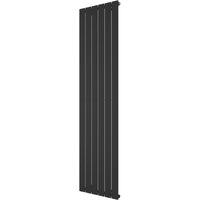 Ximax Oceanus 1800mm x 445mm 2925BTU Black Vertical Designer Radiator (997YE)
