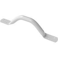 Nymas Straight Household Flat End Steel Grab Rail White 305mm (998JM)