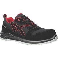 Albatros Clifton Low Size 10 Black/Red Water-Resistant Safety Trainers (998XG)