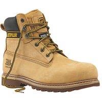 CAT Holton Size 10 Honey Steel Toe Cap Safety Boots (99982)