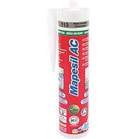 Mapei Mapesil AC 113 Solvent-Free Silicone Sealant Cement Grey 310ml (99987)