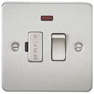 Knightsbridge 13A Switched Fused Spur with LED Brushed Chrome (201TY)