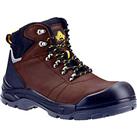 Amblers AS203 Laymore Safety Boots Brown Size 10 (202PP)