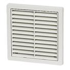 Manrose Fixed Louvre Vent White 125mm x 125mm (20389)