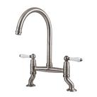 Clearwater Elegance Dual-Lever Mixer Tap Brushed Nickel PVD (209FJ)