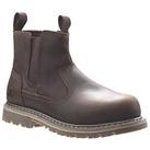 Amblers 101 Alice Womens Safety Dealer Boots Brown Size 8 (215TT)