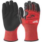 Milwaukee Impact Cut Level 3 Gloves Red / Black X Large (216GC)