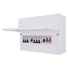 British General Fortress 12-Module 6-Way Populated High Integrity Dual RCD Consumer Unit (216PX)