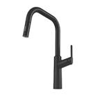 Clearwater Santor SAN20MB Single Lever Tap with Twin Spray Pull-Out Matt Black (217FJ)