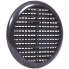 Map Vent Fixed Louvre Vent with Flyscreen Black 145mm x 145mm (241HY)