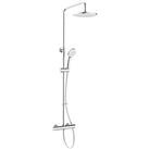 Swirl CoolTouch HP Rear-Fed Exposed Chrome Thermostatic Mixer Shower (246PG)