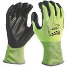 Milwaukee Hi-Vis Cut Level 4/D Gloves Fluorescent Yellow Large (247GC)
