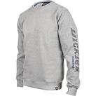 Dickies Okemo Graphic Sweatshirt Grey Melange Large 40" Chest (247RR)