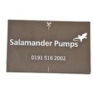 Salamander Pumps Shower Pump Mat Black 160mm x 250mm (2480P)