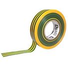 Diall Insulating Tape Green / Yellow 33m x 19mm (2551V)