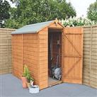 Forest Delamere 4' x 6' (Nominal) Apex Shiplap T&G Timber Shed with Base (256KT)