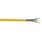 Time 3183YAG Yellow 3-Core 1.5mm Flexible Cable 50m Drum (263JY)