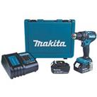 Makita DHP485SFE 18V 2 x 3.0Ah Li-Ion LXT Brushless Cordless Combi Drill (264GG)