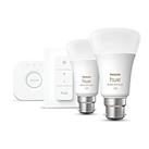 Philips Hue Ambience BC A19 RGB & White LED Smart Lighting Starter Kit 9W 806lm 3 Piece Set (273