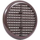 Map Vent Fixed Louvre Vent with Flyscreen Brown 145mm x 145mm (283HY)