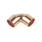 Flomasta Copper End Feed Equal 90 Elbows 10mm 2 Pack (28819)