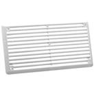 Map Vent Fixed Louvre Vent with Flyscreen White 152mm x 76mm (300HY)