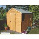 Shire Durham 6' x 8' (Nominal) Apex Shiplap T&G Timber Shed (30240)