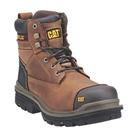 CAT Gravel Safety Boots Beige Size 10 (304JV)