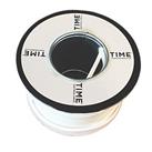 Time 2182Y White 2-Core 0.75mm Flexible Cable 50m Drum (31033)