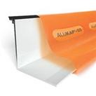 ALUKAP-SS White 0-100mm Low Profile Glazing Cap 2000mm x 88mm (322JC)