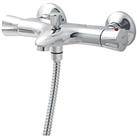 Rize Wall-Mounted Thermostatic Bath/Shower Mixer Chrome (324FV)