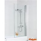 Semi-Framed Clear Bath Shower Screen 780mm x 1400mm (330HF)