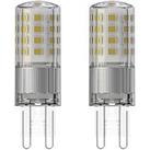 LAP G9 Capsule LED Light Bulb 470lm 4W 220-240V 2 Pack (332HA)