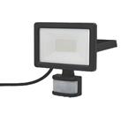 LAP Weyburn Outdoor LED Floodlight With PIR Sensor Black 20W 2000lm (335PG)