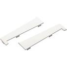 Crystal uPVC Sill-End Caps White 180mm 2 Pair (337GL)